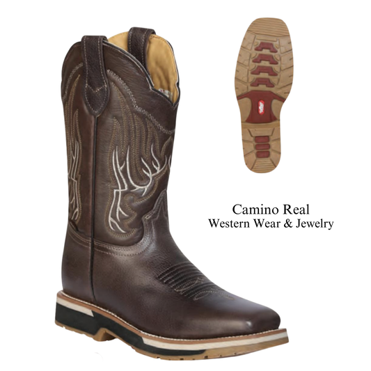 Men's Cowhide Leather Work Boots