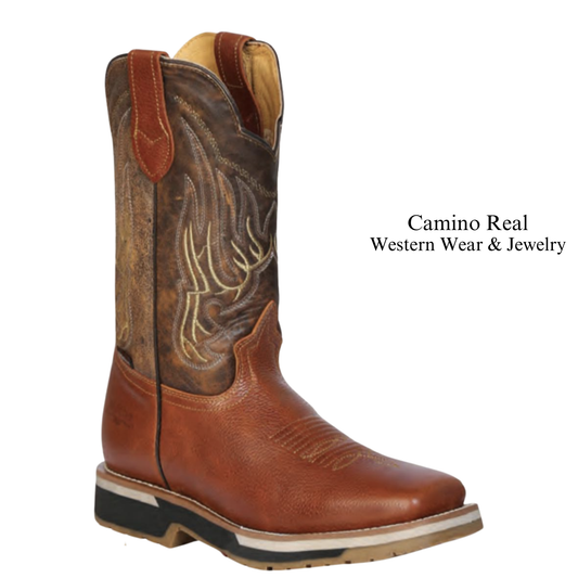 Men's Cowhide Leather Work Boots