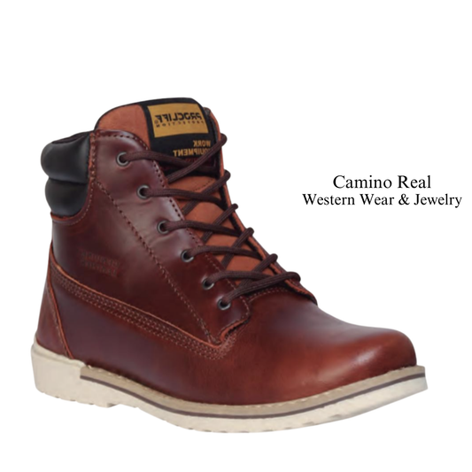 Women's Cowhide Leather Work Boots