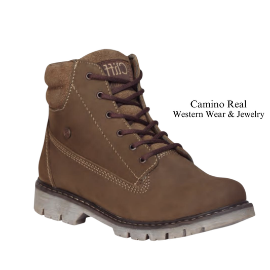 Women's Cowhide Leather Work Boots