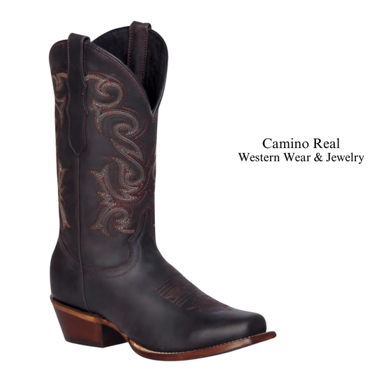 Women's Cowhide Leather Rodeo Square Toe Boots