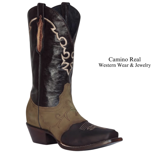 Women's Cowhide Leather Rodeo Square Toe Boots