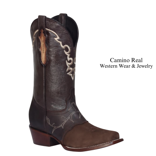 Women's Cowhide Leather Rodeo Square Toe Boots