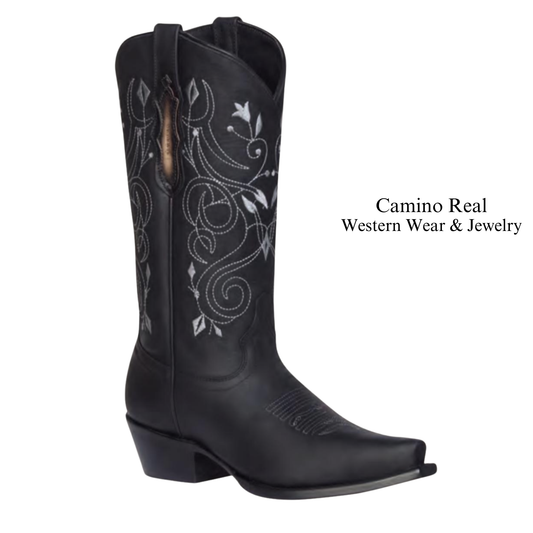 Women's Cowhide Leather Snip Toe Boots