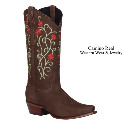 Women's Cowhide Leather Snip Toe Boots