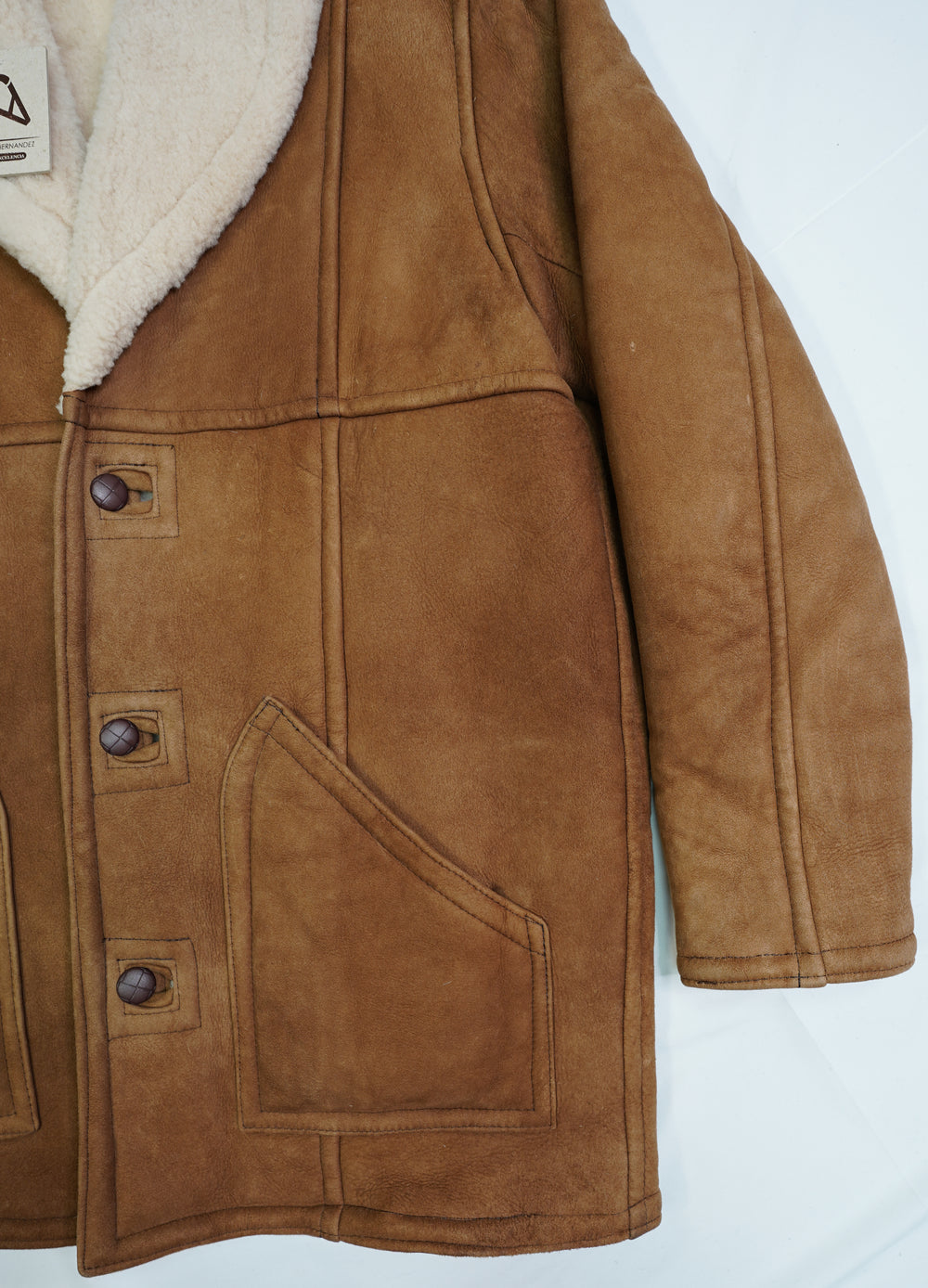 Suede Jacket with Fur Lining