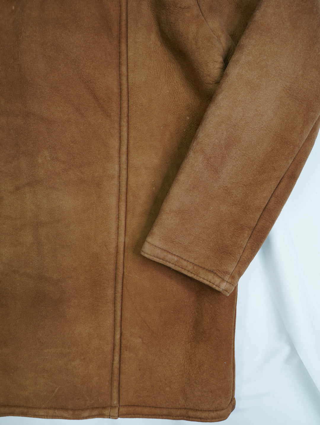 Suede Jacket with Fur Lining