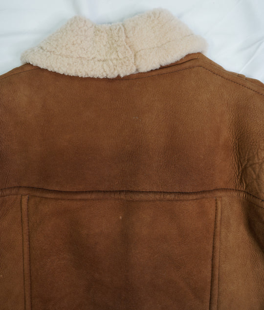 Suede Jacket with Fur Lining