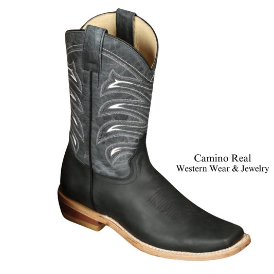 Men's Cowhide Leather Rodeo Square Toe Boots