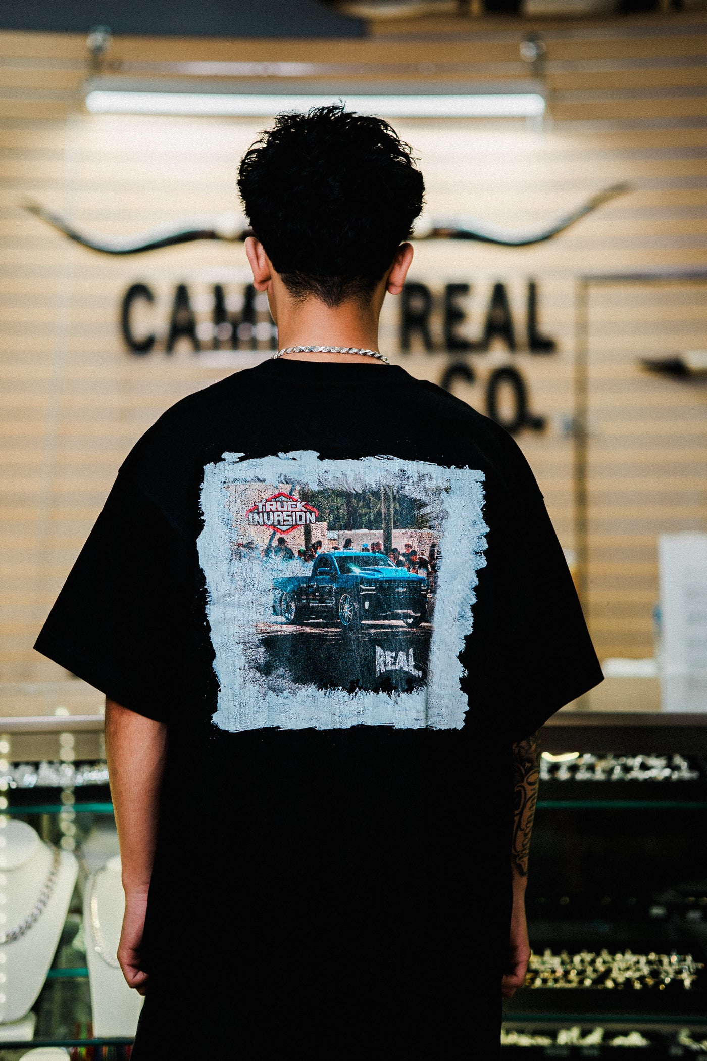 “BLUE SMOKE” TEE