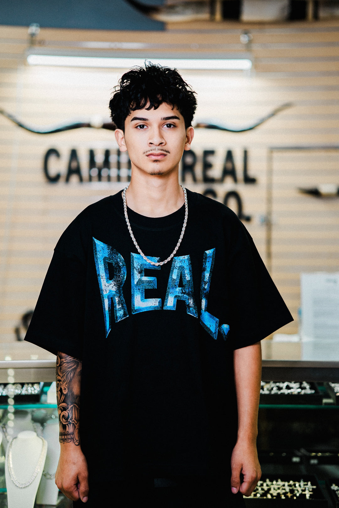 “BLUE SMOKE” TEE