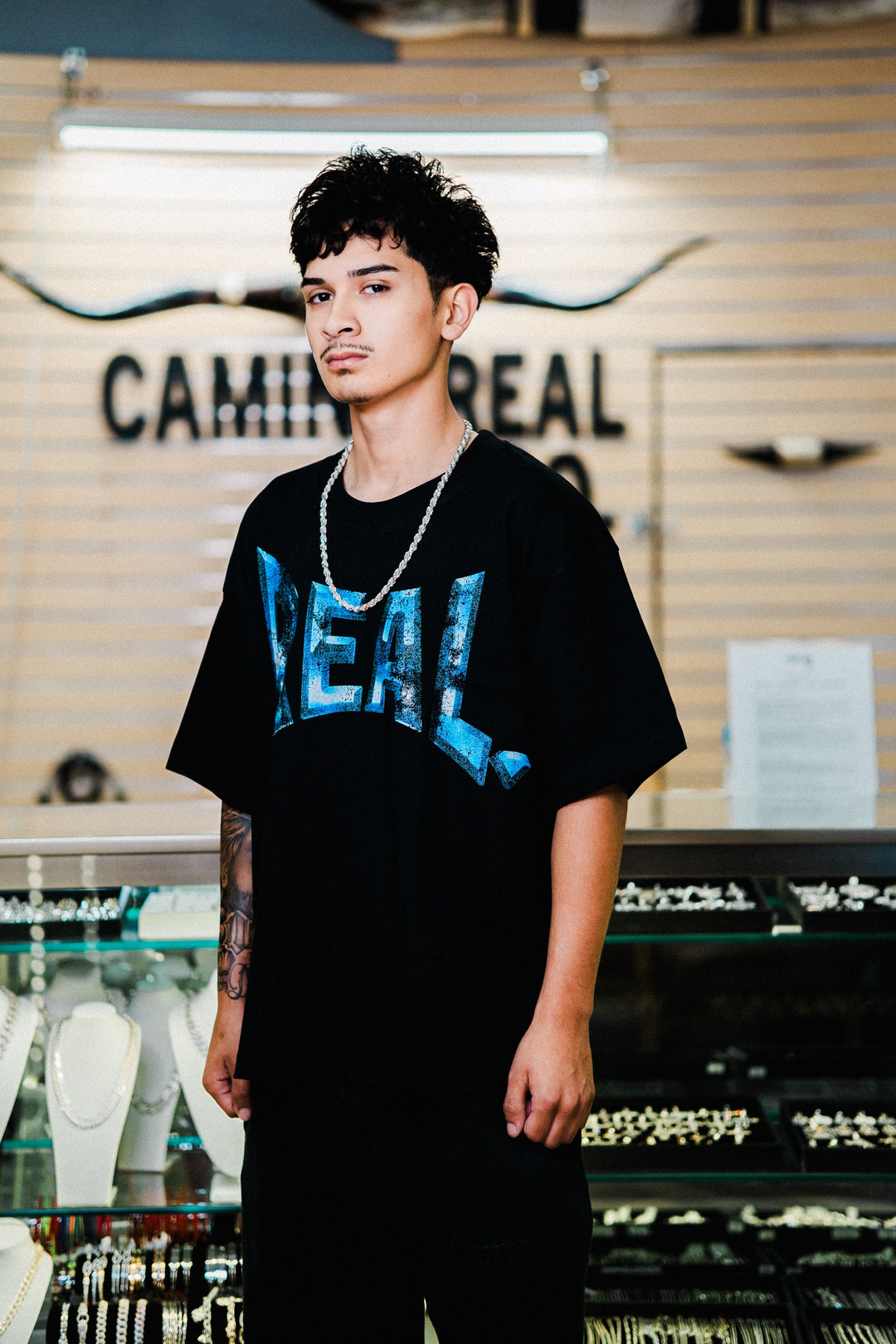 “BLUE SMOKE” TEE