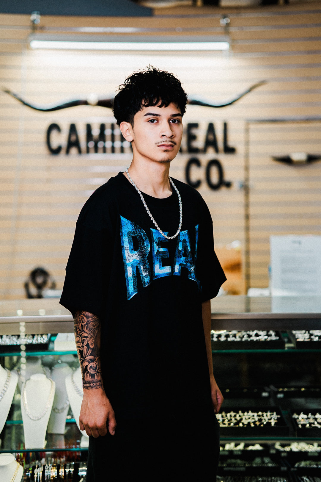 “BLUE SMOKE” TEE