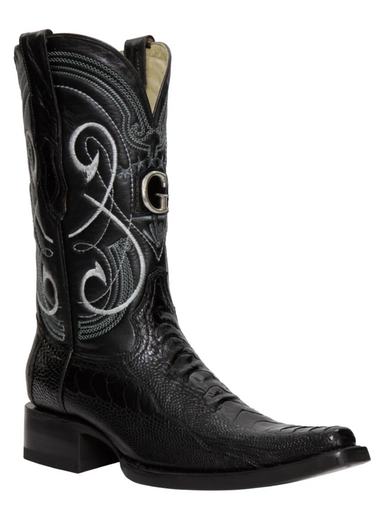 Men's Ostrich Leg Boots