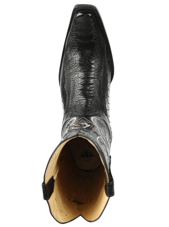 Men's Ostrich Leg Boots