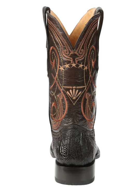 Men's Ostrich Leg Boots