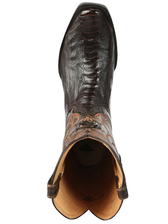 Men's Ostrich Leg Boots