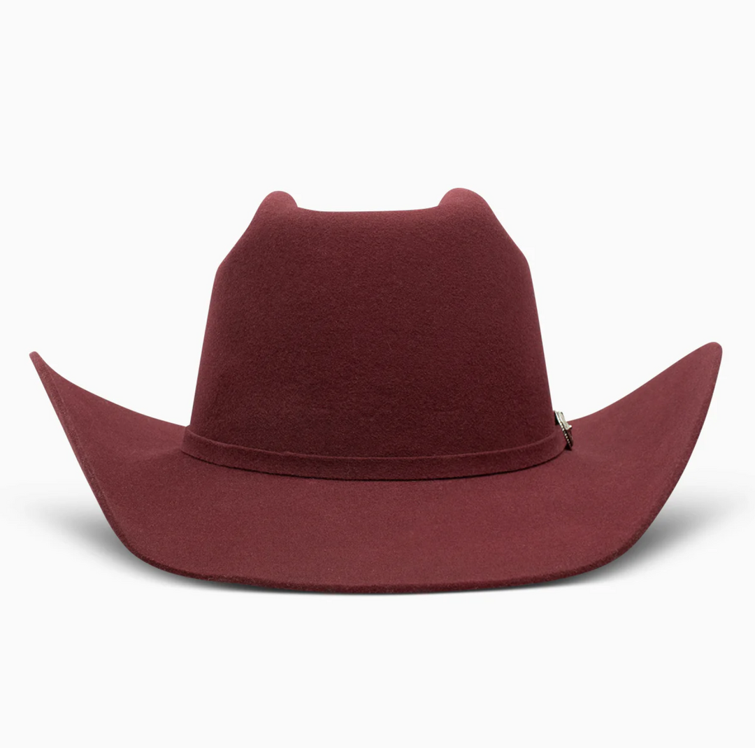 Burgundy 100X Felt Hat