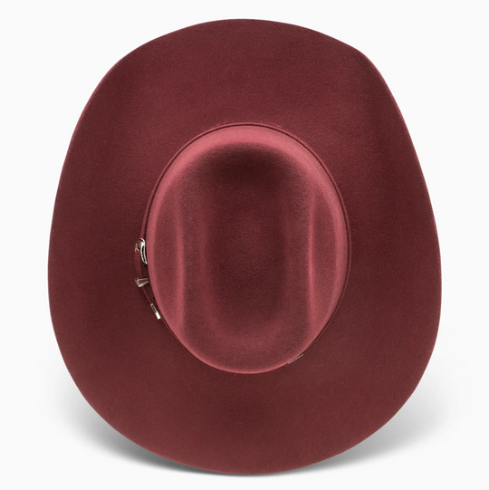 Burgundy 100X Felt Hat