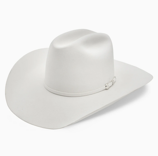 White 100X Felt Hat