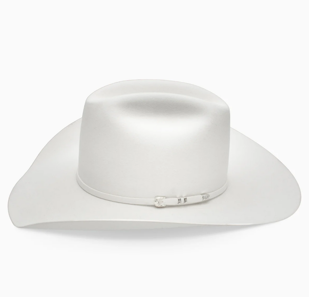 White 100X Felt Hat