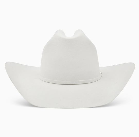 White 100X Felt Hat
