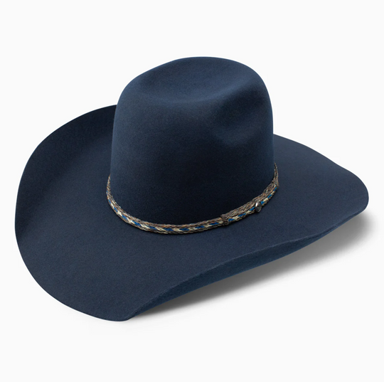 Navy 100X Felt Hat