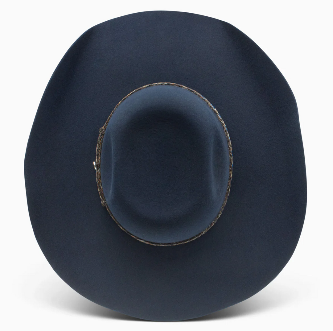 Navy 100X Felt Hat